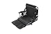Trademark Innovations Chair with Stadium Hooks, Arm Pads, & Leg Padding, Black