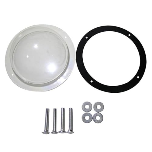 Fenêtre de Clôture pour Chien Hublot Rond Transparent for Chien, Dôme Durable Clôture Et Surveillance des Animaux De Compagnie