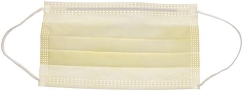Precept 15110 Procedure Face Mask, Yellow (Pack of 50)