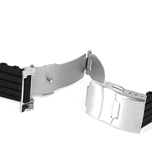 Cinturino per orologio in gomma siliconica 16mm 18mm 20mm 22mm 24mm