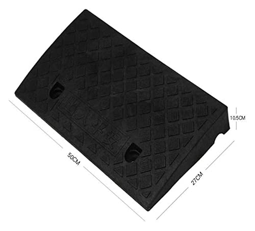 Rampas de plástico negro para bicicleta y moto 50x27x10.5 cm miniatura 2