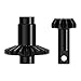 OGRC 22T/12T Front Differential Axle Gears Steel Helical Gear Set for TRX4M 1/18 RC Crawler Car - 1set