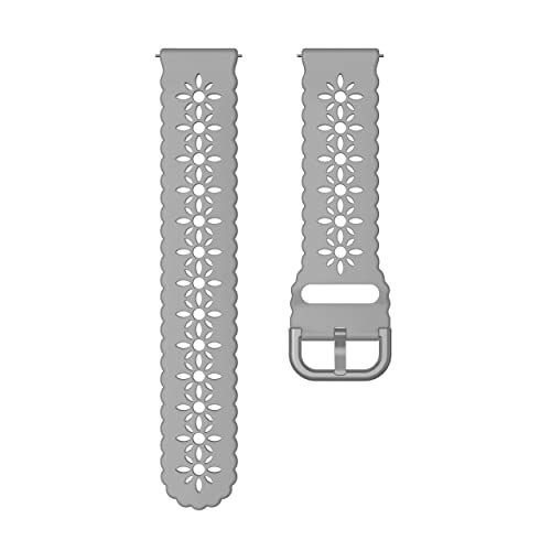Bracelet silicone 20mm anti-transpiring et esthétique contre l'irritation