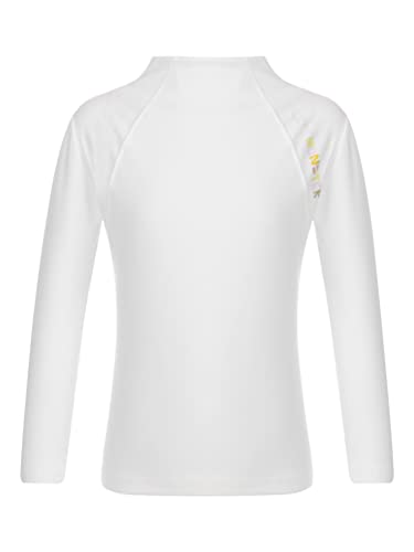 Kids Toddlers Girls Base Layer Undershirt Mock Neck Long Sleeves Thermal Shirts Workout Dance Tops