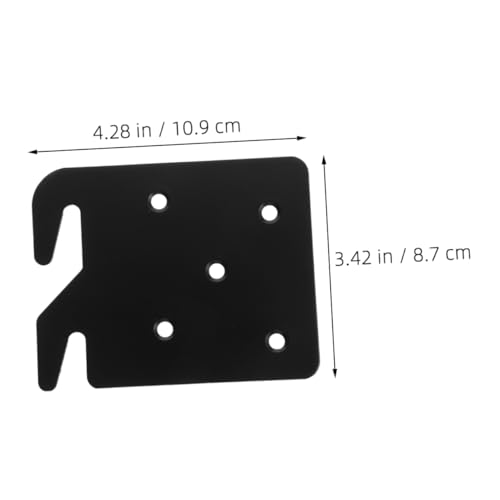 Support de rail de lit universel en fer avec 4 crochets et fixations - 4