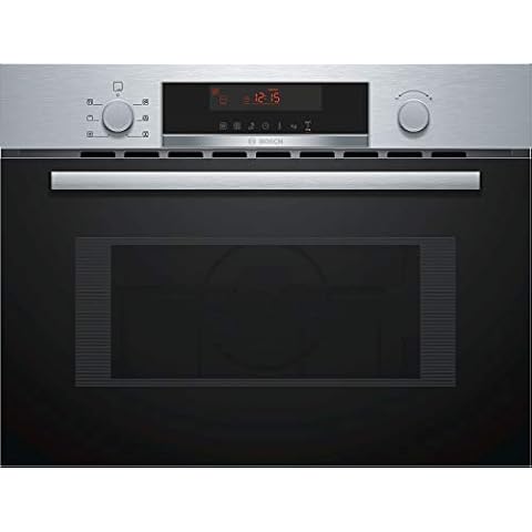 Bosch CMA583MS0 Serie 6 Einbau-Kompaktbackofen mit Mikrowellenfunktion / 900 W / 44 L / Edelstahl / Klapptür / Versenkknebel / 15 voreingestellte Automatikprogramme / Grill-Funktion Cover