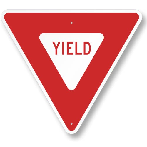 SmartSign - X-R1-2-EG-YIELD-18-M1 Yield MUTCD Sign By | 18