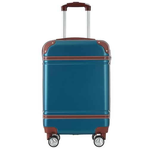 Lightweight Hardshell Luggage Set with Double Spinner Wheels and Travel Bags, 28-Inch Size, Blue3