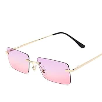 【未使用】レスイズモア リムズバロング Amazon | [Mkphargin] ファッション長方形リムレスサングラス