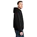 CornerStone Unisex Washed Duck Cloth Insulated Hooded Work Jacket | Warm Casual Work Hoodie for Men & Women, Adjustable Hood, Black, XX-Large