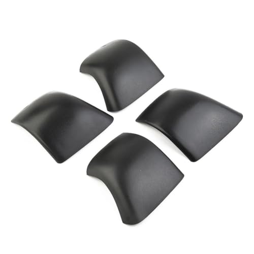 Barres de toit Tesla Model Y 2021-2022 : lot de 4 caches de protection transversales noirs