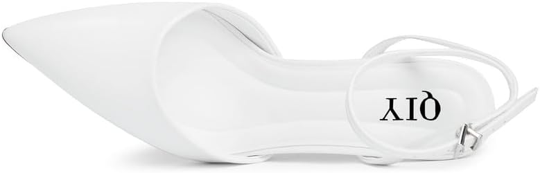 Closed Toe Ankle Strap Heels Women Pumps Pointed Toe Heeled Sandals for Women Stiletto Wedding Dress Shoes - Image 3