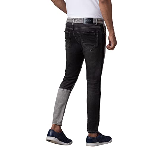 Image of Spykar Grey Cotton Slim Fit Narrow Regular Length Jeans for Men(8907966481602,Grey,30)