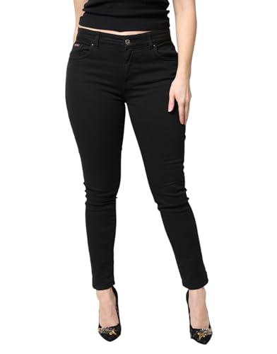 Dolce & Gabbana Black Skinny Slim Denim Cotton Stretch Jeans IT44|L