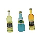 Bouteille miniature en résine : mini bouteilles de vin sont fabriquées en résine et ne se cassent pas facilement, mini bouteille