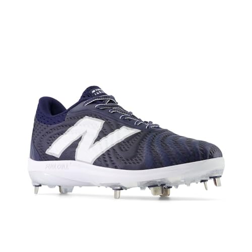 New Balance New Balance Men's FuelCell 4040 V7 Metal Baseball Shoe, Team Navy/Optic White, 5 W