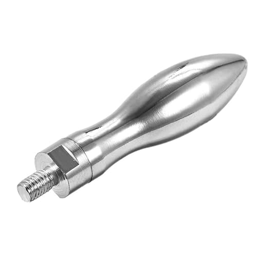 M8 - Mango giratorio roscado para máquina herramienta, accesorio de volante, perilla de tornillo curvada, agarre de sujeción para equipos de automatización