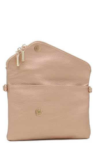 Image of FashionPuzzle Envelope Wristlet Clutch Crossbody Bag with Chain Strap