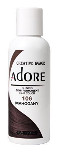 Adore Shining Semi Permanent Hair Colour, 106 Mahogany by Adore