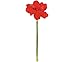 Produktbild kunstpflanzen-discount.com Amaryllis Kunstblume mit 2 Blüten aus roten Blättern Länge 72cm