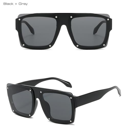 Lunettes de soleil dégradées au design vintage intemporel - 5