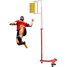 Vertical Jump Tester Vertical Challenger Athletes Jumping Test Assessment Tool for Youth & Adult Jump Measurement Floor Standing High Jump Trainer 3.6m