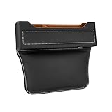Vielseitig: Der Autositz-Gap-Organizer bietet zusätzlichen Stauraum für Ihr Auto. Sie können Ihr Handy, Schlüssel, Seidenpapier, Führerschein, Karten, Brieftasche oder andere kleine Gegenstände in den Autositz-Organizer stecken