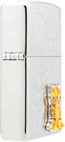 Encendedor Zippo Oil Kitten Hearts Satin miniatura 4