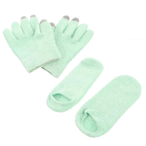 GALPADA Elastic Design Touch Screen Gloves Winter Half Finger Gloves for Manicure Comfortable Gel Socks