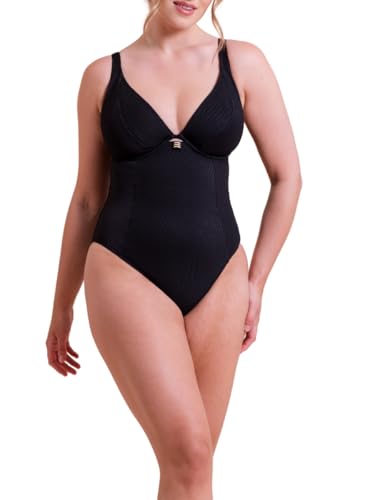 Curvy Kate Maillot de bain Deep Dive Noir en microfibre premium