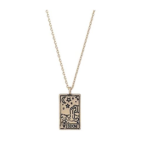 zhaoying Tarot Pendant Necklace,Fashion Clavicle Chain Choker Beautiful Jewelry Accessories for Women Girls Cover