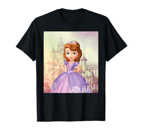 T-shirt Sofia the First Disney imprimé château magique enfant