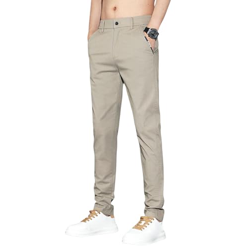 Pantalon droit en soie glacée pour homme : le vêtement d'été fluide et décontracté