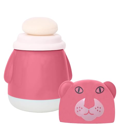 Image of Baby Skin Care Powder Talcum Puff Case Cum Container Box Reusable Refillable for Toddlers Kids and Infants BPA Free (DESIGN 3)