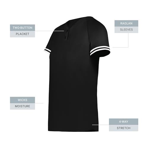 Augusta Sportswear Girls Cutter+ Henley Jersey3