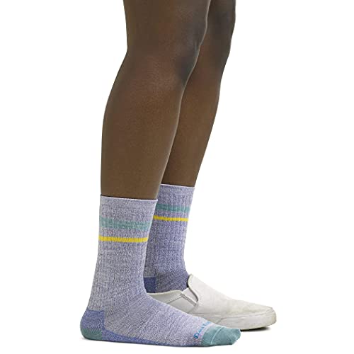 Darn Tough Women\'s Letterman Crew Lightweight Lifestyle Sock (Style 6064) - Sunstone, Small