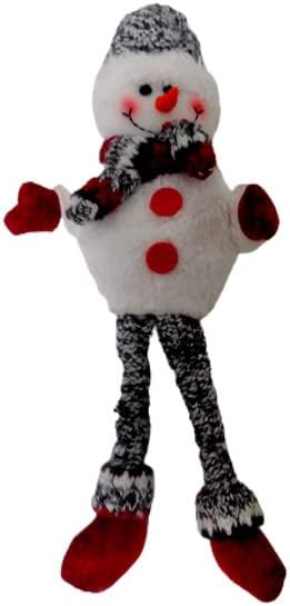 Decoraciones de muñeco de nieve de Navidad de muñeco de Nieve, adornos de figuras de muñeco de Nieve relleno de algodón, apto para mesa, centro de