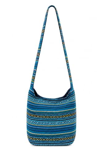 Image of SUVASANA Large Sling Shoulder Bag for Men Women Casual Comfortable Everyday Purse Travel Women's Cross-body Bags