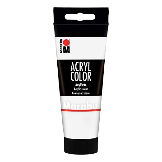 Marabu 0012010050070 Acryl Color, Blanco, 100 ml