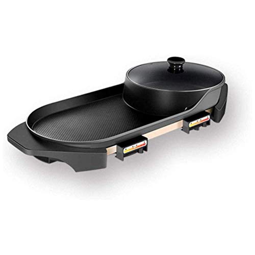 Innengrills, Elektrogrills Rauchfreier Elektrogrill, Innengrill und Grillplatte mit eingebauter Auffangschale 62CM 1200W