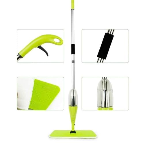 SHCHNA Cleaning Floors Spray Mop For Floor Cleaning Flat Mop For Home Kitchen Hardwood Laminate Wood Ceramic Tiles Floor Flat Floor Mop Dust Mop - Image 4
