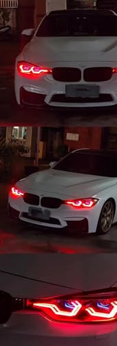 For BMW For 3 4 Series M4 M3 F30 F35 318i 320i 325i 328i 330i 335i 2013-2019 Headlight Assembly Modified (4 series/White Purple)