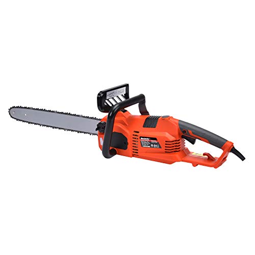 MaxLander Electric Chainsaw, 15Amp Corded Chainsaw,15m/s Driect Drive with 18 Inch Chain and Bar Tool Less Chain Tension,Professional Powerful Fast Cut