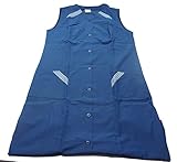 Farbe. hellblau Eckhardt-Schürzen Kittelschürze 3108 Jeansblau Größe 48