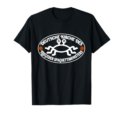 ドイツ空飛ぶ教会 スパゲッティモンスター FSM Tシャツのサムネイル