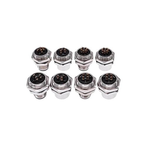 Conector sensor M12 de 5 pines con acoplamiento roscado seguro