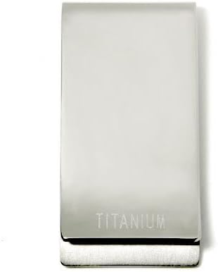 Titanium Engravable Money Clip