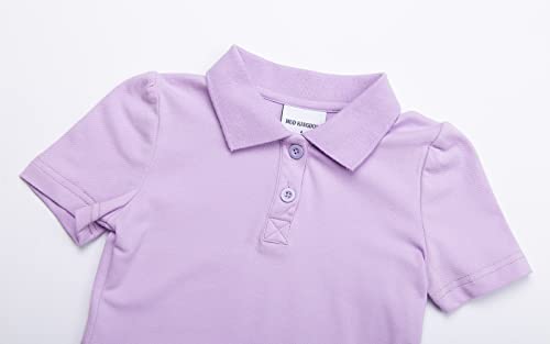 Mud Kingdom Little Girls Short Sleeve Polo Dress Pique Summer Ruffle Drop Waist3