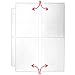 StoreSMART - Binder Page for Recipes and Cake Decorating Side Scrapers/Smoothers/Combs - 25-Pack (VP201-CAKE-25)