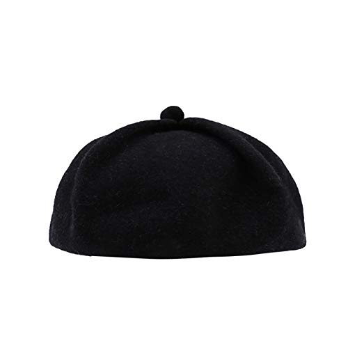 Béret en cachemire pour femme | Chapeau tricoté de peintre rétro élégant